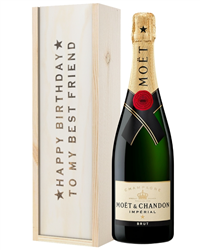 Champagne Birthday Gift For Best Friend